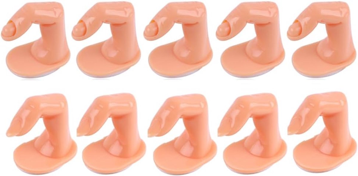 SnelShoppen - Praktische Hand voor Acrylnagels, Flexibele Nagel Oefeningen, Trainen met Valse Nagels, Kunstmatige Vingers, DIY Nagel Manicure Set van