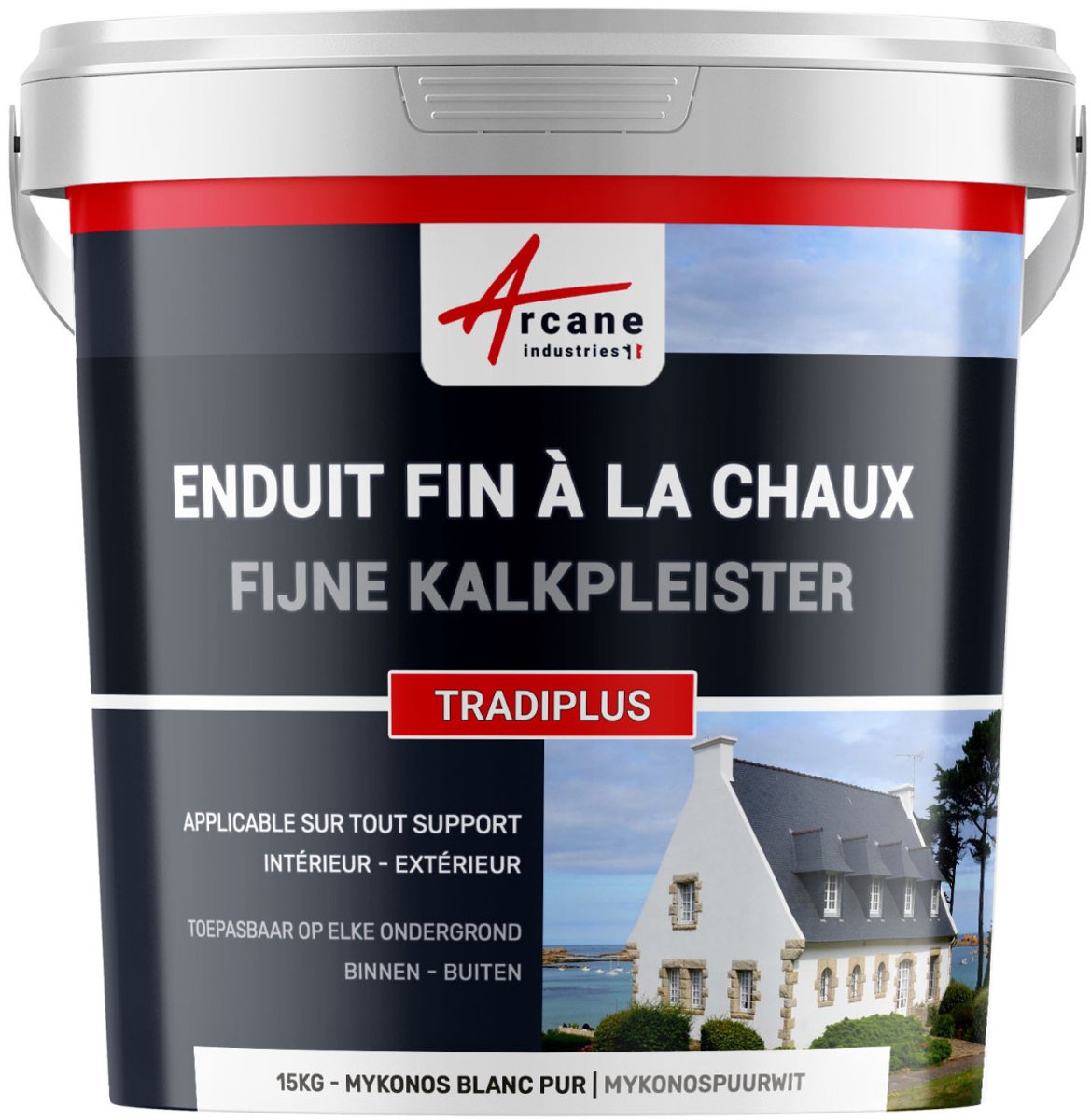 Fijne kalkpleister voor binnen- en buitendecoratie - TRADIPLUS
