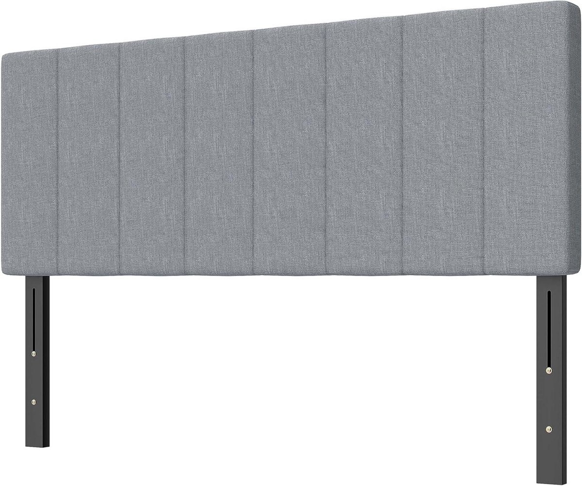 Hoofdbord Gestoffeerd - Bed Rugleuning - Ontspannen in Bed - Drievoudig Verstelbare Hoogte - 160 x 10 x 126 cm