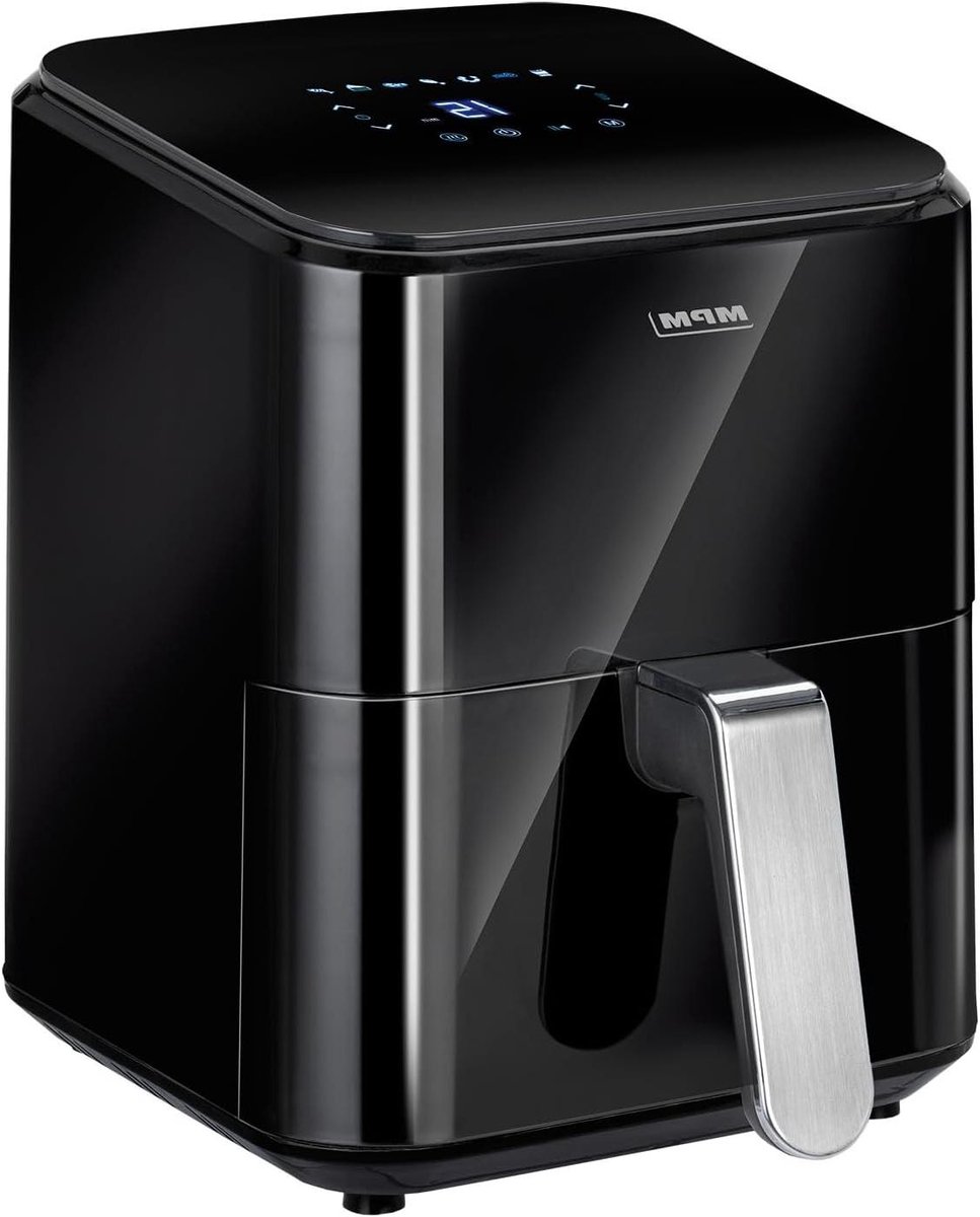 Heteluchtfriteuse - Airfryer Convectieoven - Gezond Koken - Digitaal LED Display - 45 liter - Zwart