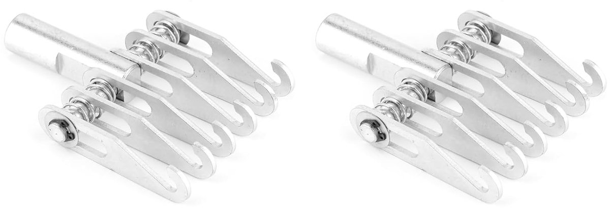 SnelShoppen - 2PCS Metaal Deuk Trekker Verstelbaar 6 Vingers Haak Trek Klauw Auto Carrosserie Reparatie Gereedschap