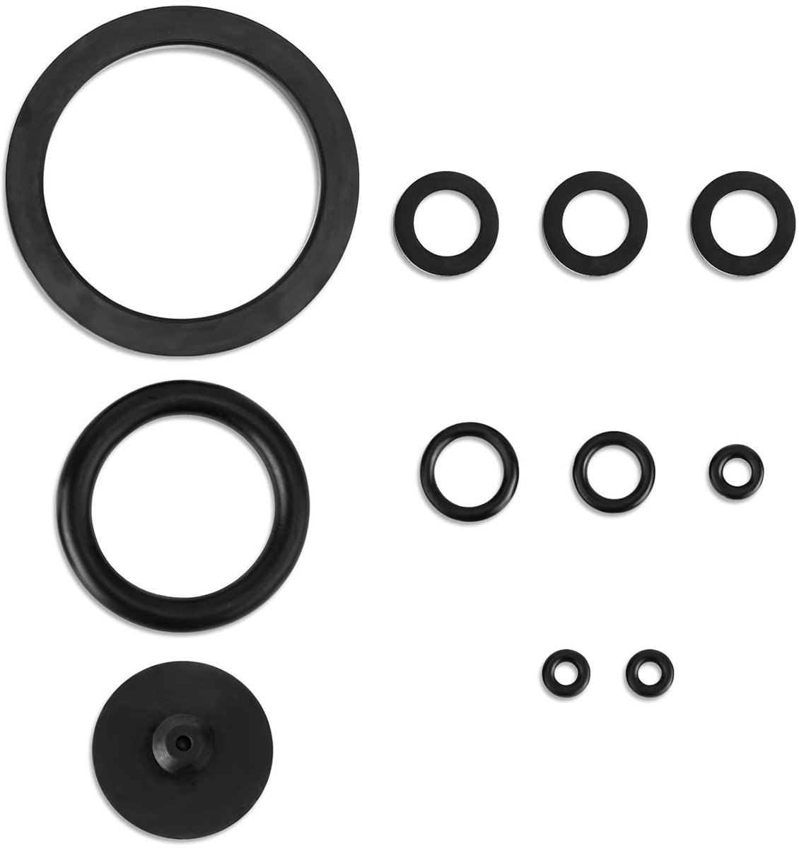 SnelShoppen - 11Pcs Spuiterafdichtringen Rubber Afdichtingen voor 3L 5L 8L Spuiters - Perfecte Verzegeling voor 1 Gallon 2 Gallon Spuiters - Duurzaam
