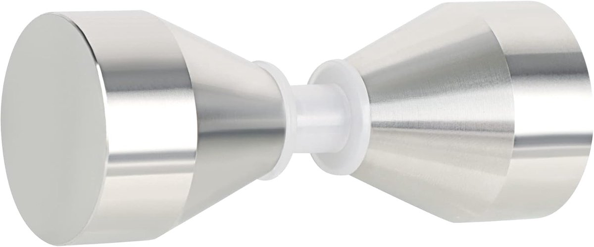 SnelShoppen - 3cm Solid RVS304 Douche Glasdeur Handgreep, Zware Glijdende Deuren Knop, Dubbelzijdige Trek Hardware Reserve Onderdelen, Geborsteld Zwar