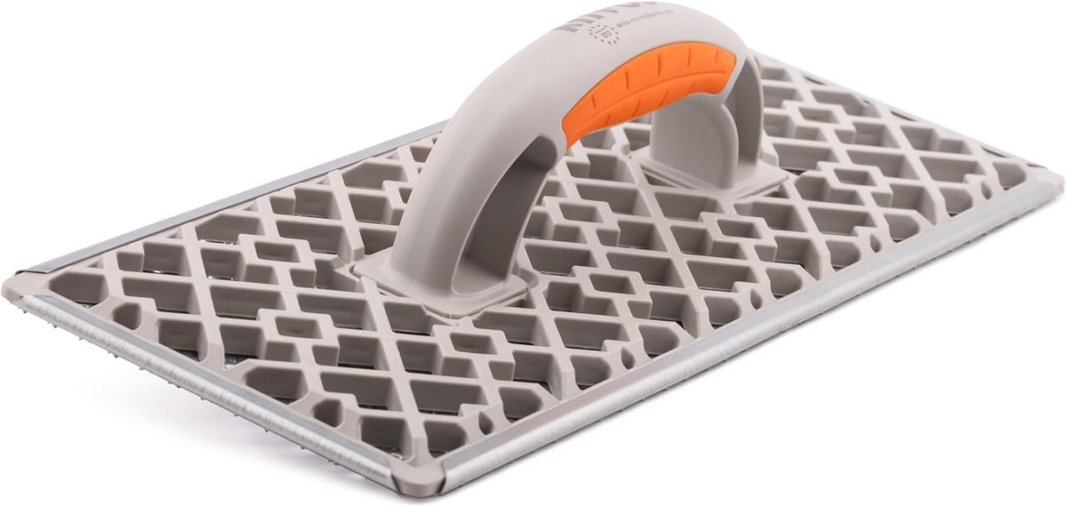 Schuurplank - Raspplank voor het egaliseren van polystyreenplaten - Raspplank met gegalvaniseerde plaatstalen rasplaag - 380 x 155 mm - Nivelleerplank - Handslijpmachine