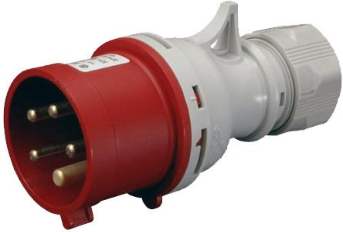 Powerplug 32A/5P - IP67 - Driefasige stroom - Geschikt voor industriële toepassingen - ShopVlot