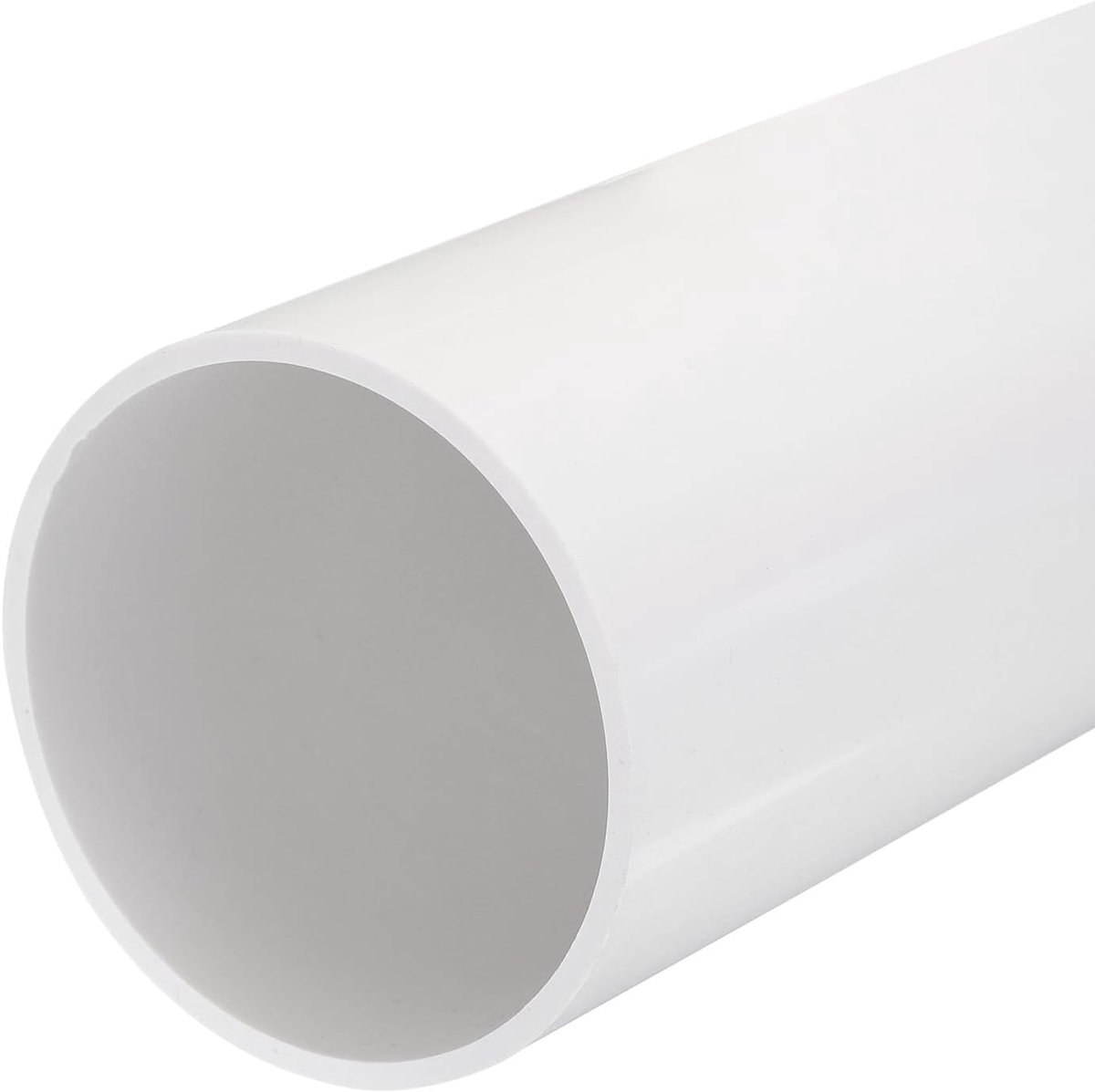 Pvc-buis, rond, 101,6 mm ID, 110 mm OD, lengte 20 cm, wit, hoge slagvastheid voor waterbuis, knutselen, kabelhoes