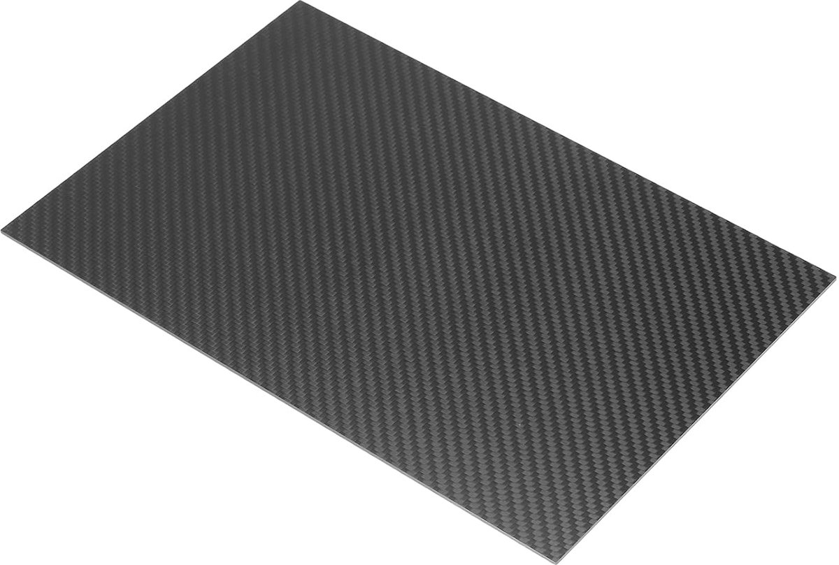 3K Carbon Fiber Plate Paneelvellen, 300 x 200 x 2 mm Carbon Fiber
