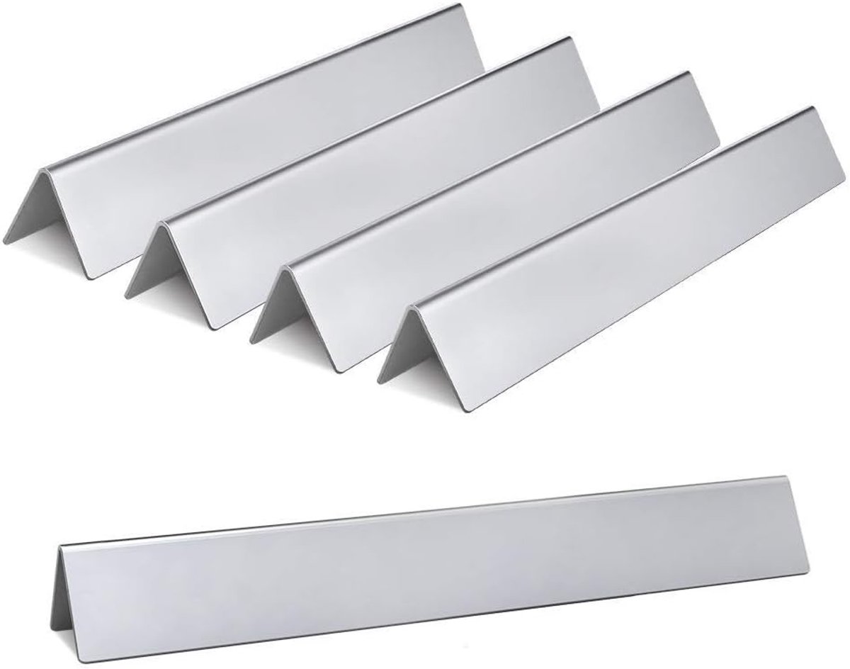 18 Gauge Zware RVS Flavorizer Bars Vervangingsonderdelen 7636 Voor Weber Spirit 300 Serie gasgrills (met front-gemonteerde bedieningspanelen)