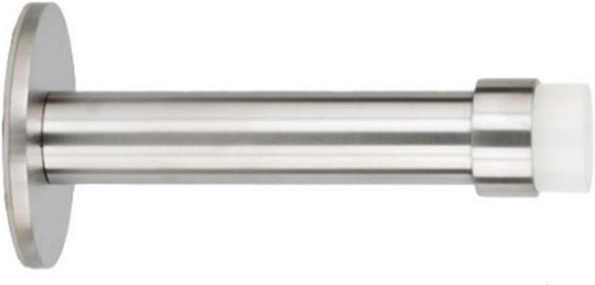 Herrajes I-128-BAD Deurstopper, Muur, Lijm, 90mm, Zilver