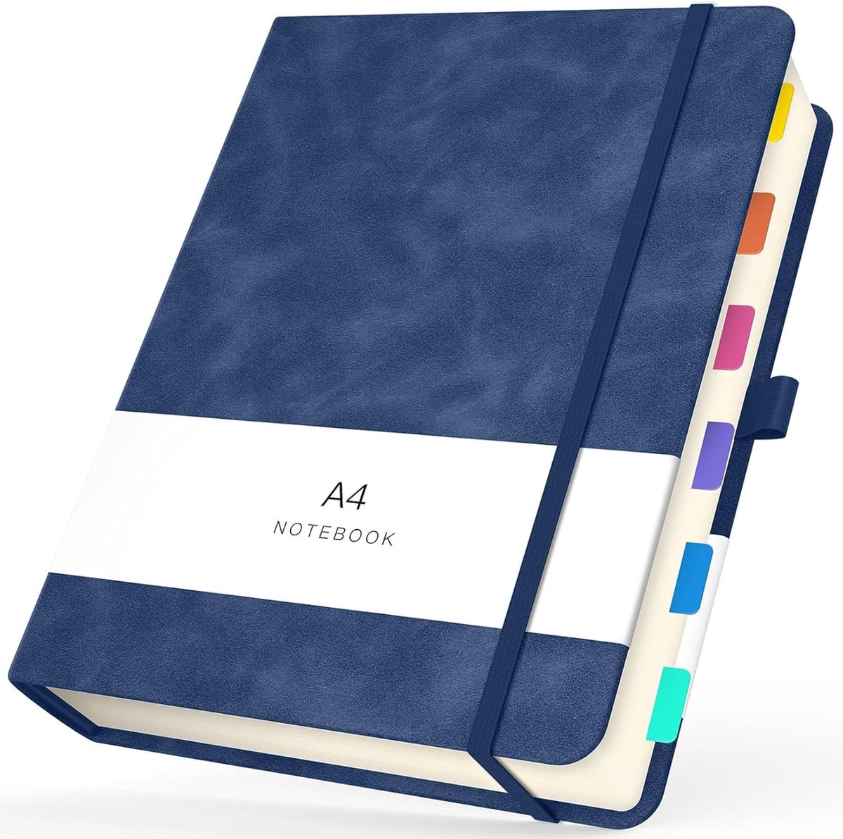 Notebook A4 Checkered - 21.5x28.5 cm PU Leren Notebook - 100GSM Graphpaper - Ideaal voor Notities - ShopVlot