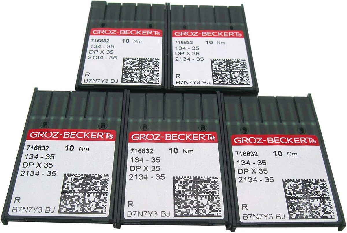 Industriële naalden 21/130 - Groz-Beckert DPX35 134-35 (R) - 50 stuks in plastic box - Geschikt voor PFAFF en ADLER - SnelShoppen