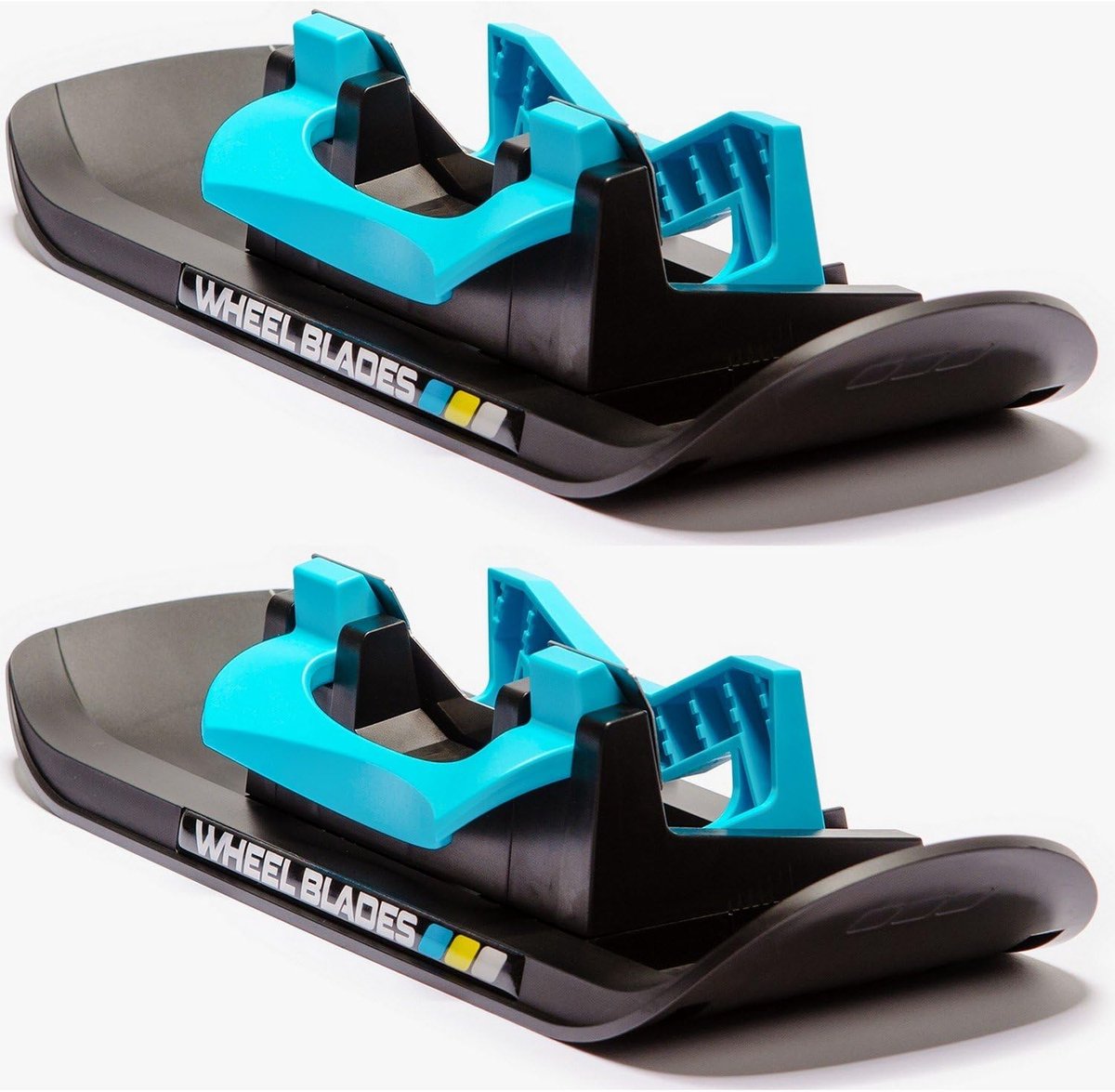 Kinderwagen ski wielen - paar (2 stuks) - stevige kunststof - voor sneeuwpret met de kinderwagen - ShopVlot