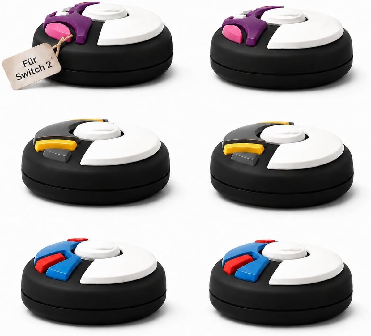 Thumbstick Grip Caps voor Switch 2 - Silicone Joystick Covers - Ergonomisch Anti-Slip Thumb Grips - ShopVlot