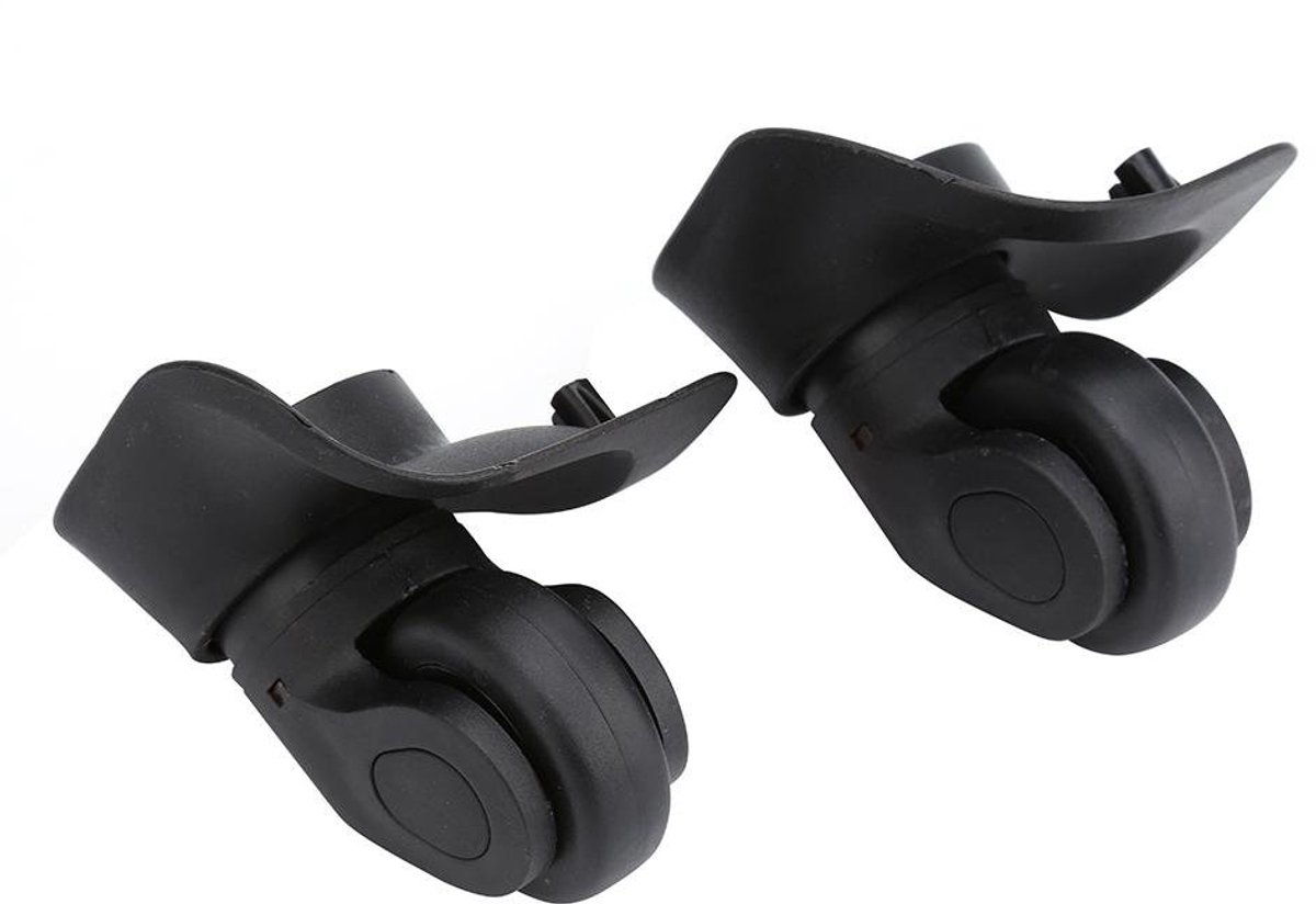 1 paar bagagekofferwielen, universele PVC-vervangingswielen voor koffers (W041-2 L)