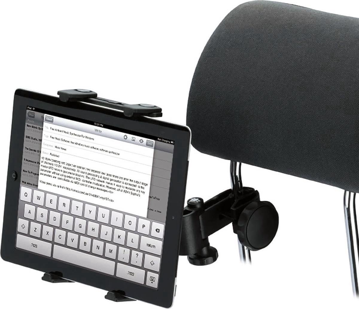 Auto Hoofdsteun Tablet Houder met 360º Draaimechanisme – voor Tablets van 6 tot 12 inch – Compatibel met iPad, Samsung Galaxy Tab, Lenovo, Asus, Acer, Huawei