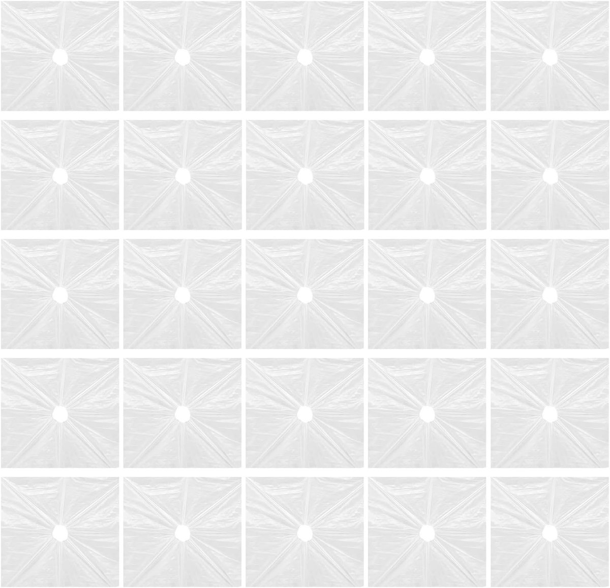 25 stuks transparante waterdichte halsdoek haarstyling kapperscape, waterdichte haarkleurcape 100 x 100 cm voor salon en thuis