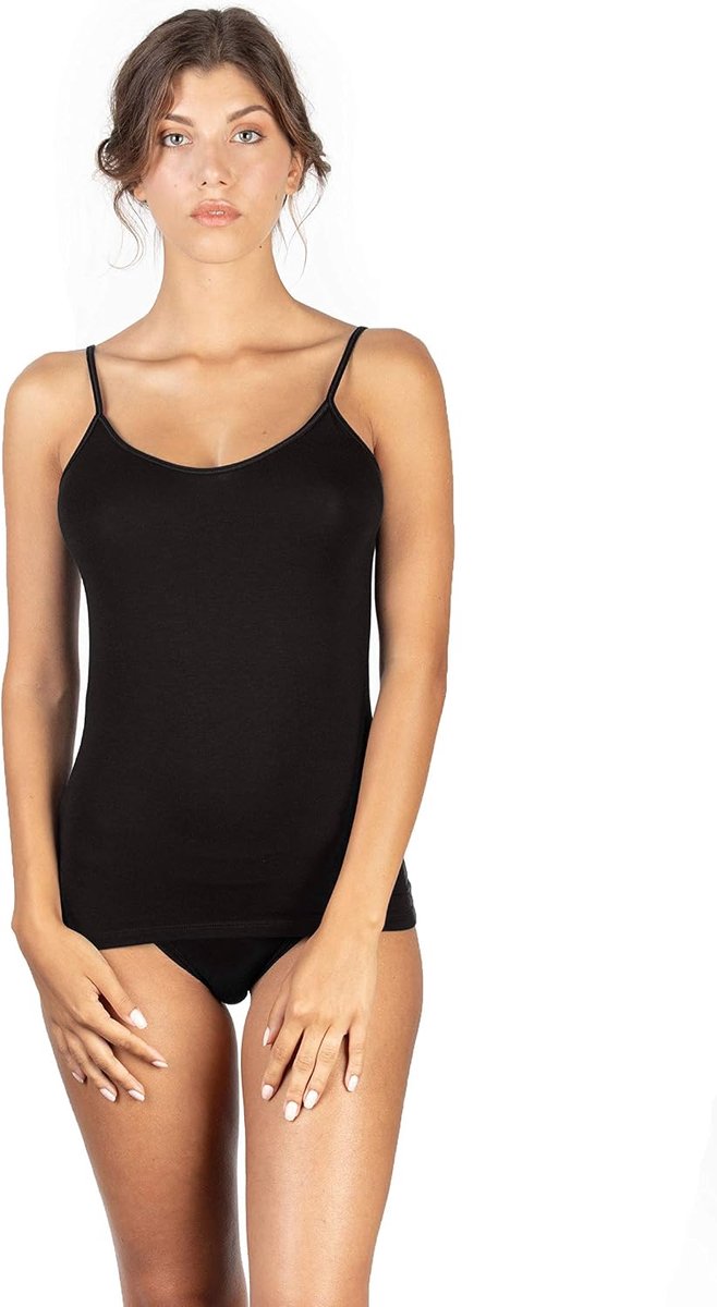 Top van micromodel EGI voor dames, eenvoudige stijl. 1130 - - medium