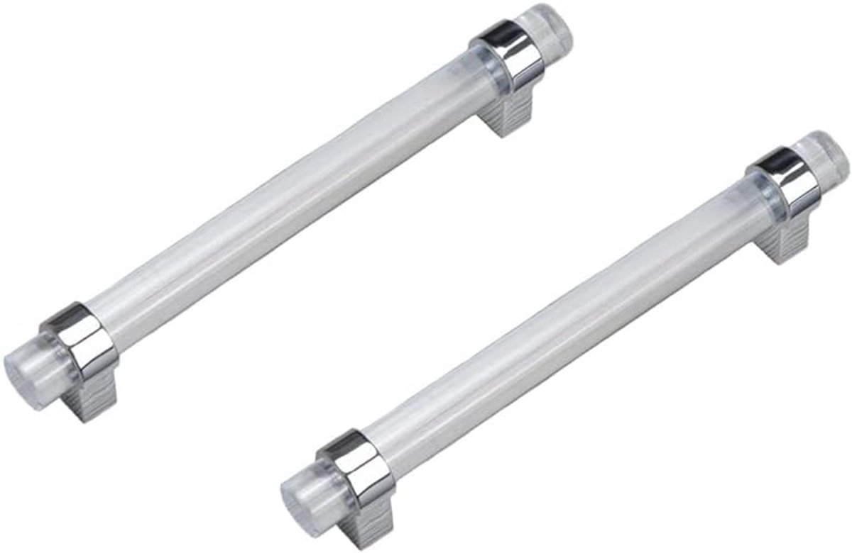Deurknoppen zinklegering acryl transparante knop modern meubelgrepen handgrepen voor keukenkasten 128 mm