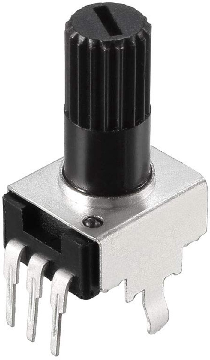 sourcing map 5 stuks potentiometer 1 m ohm varistor enkele cirkel koollaag kegel, 1M-10pcs