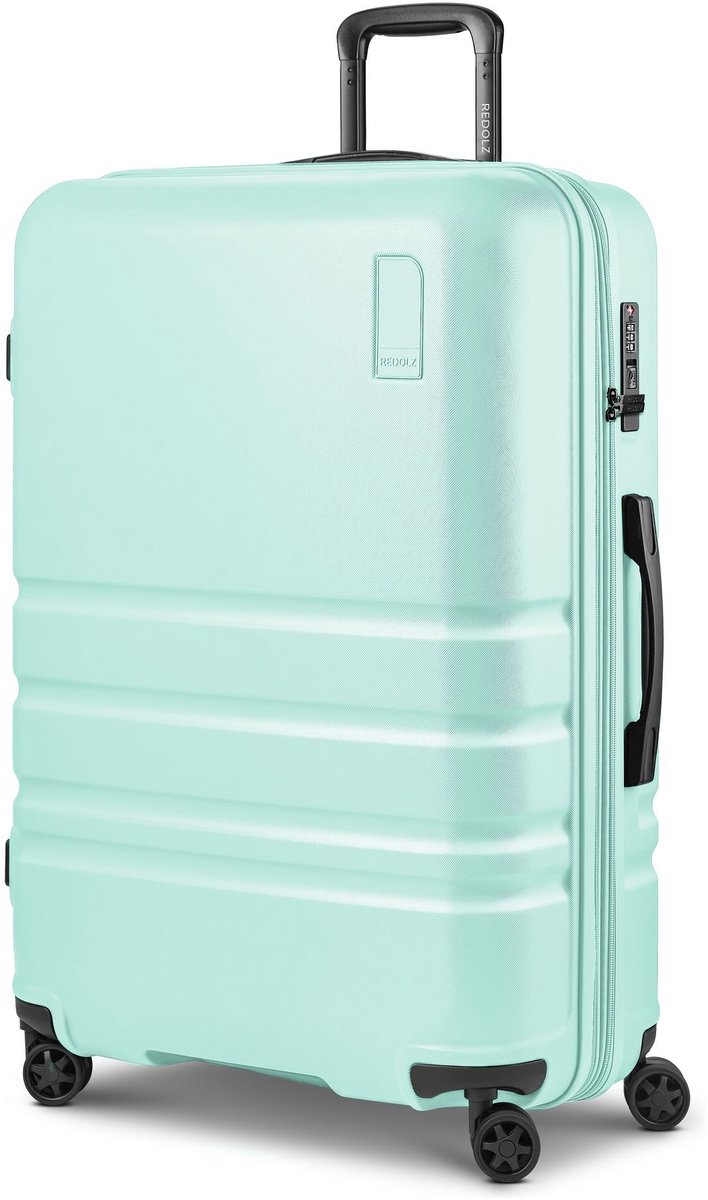 Redolz Pro ABS 4 wielen Trolley 74 cm met uitbreidingsplooi - Harde bagage - TSA slot - mint