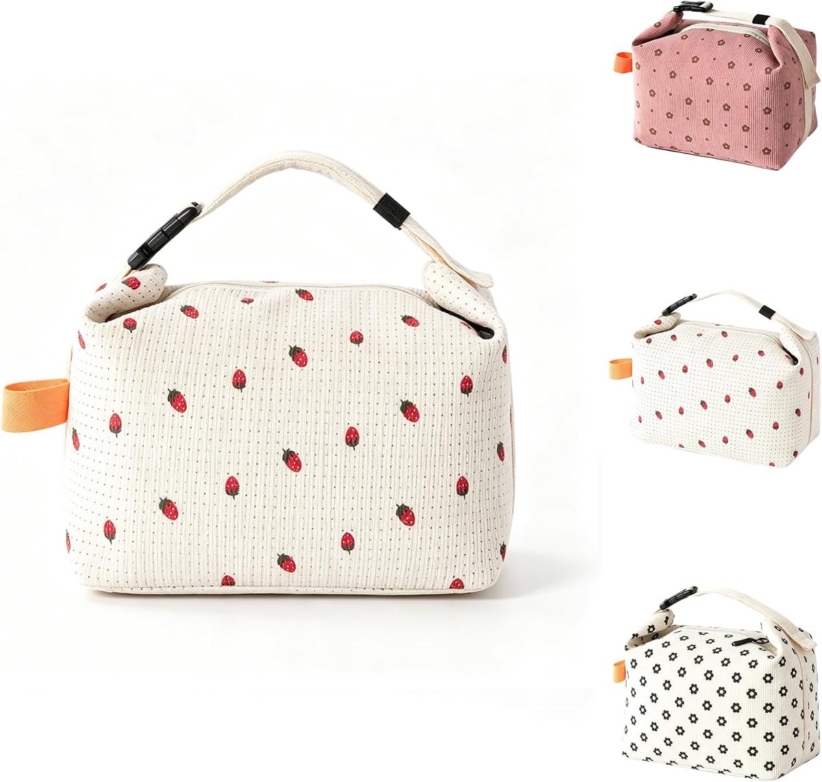 Lunchtas 8L - corduroy - waterdicht en oliebestendig - ideaal voor picknick - SnelShoppen