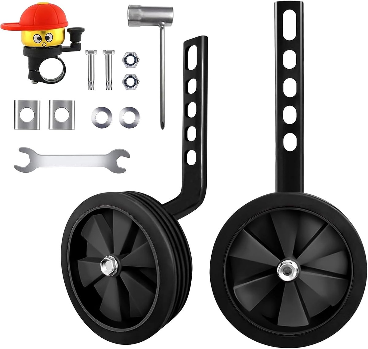 SnelShoppen - Fietssteunwielen voor Kinderen - Universele Steunwielen voor Kinderfietsen 12-20 Inch - Veilig en Duurzaam - Ideaal voor Kinderen - Fiet