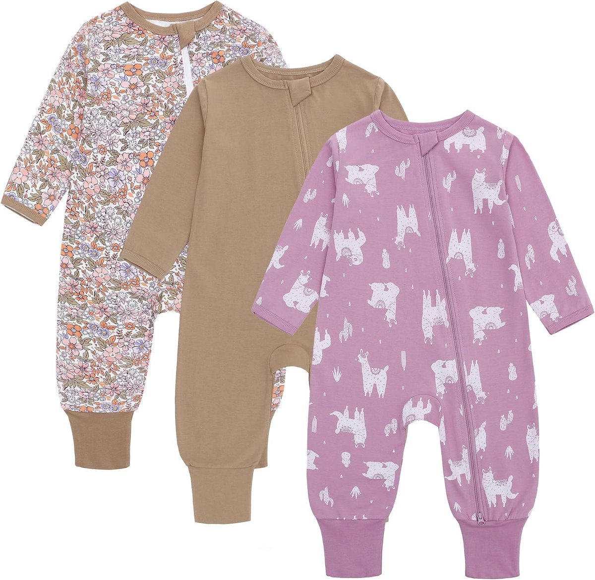 Baby slaapzak 0.5 Tog met voeten en mouwen - 100% katoen - ademend voor zomer - SnelShoppen
