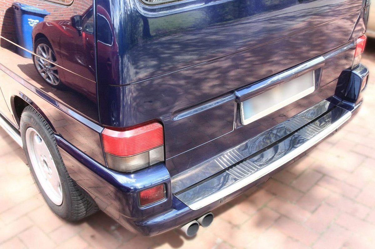 Bumperbescherming met afschuining chroom roestvrij staal bumper achter