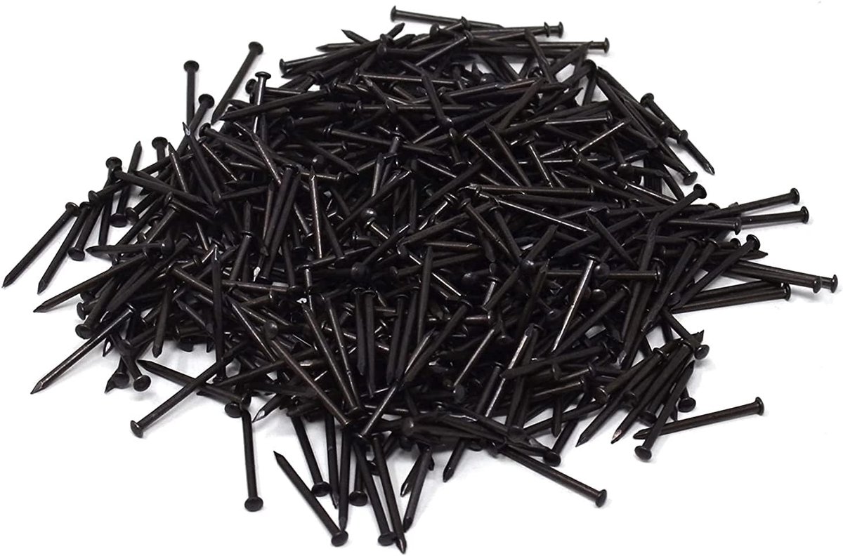 Spijkers 1,0 x 13 mm ijzer geblazen 50g ca. 500 stuks