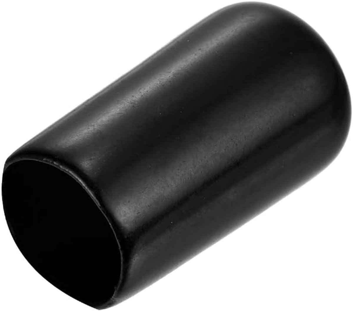 15 stuks rubberen eindkappen 9,5mm ID, ronde beschermkappen PVC stopfen afdekkappen lochstopfen glijders voor schroeven draadbouten kabels buis voetjes voor meubels, zwart