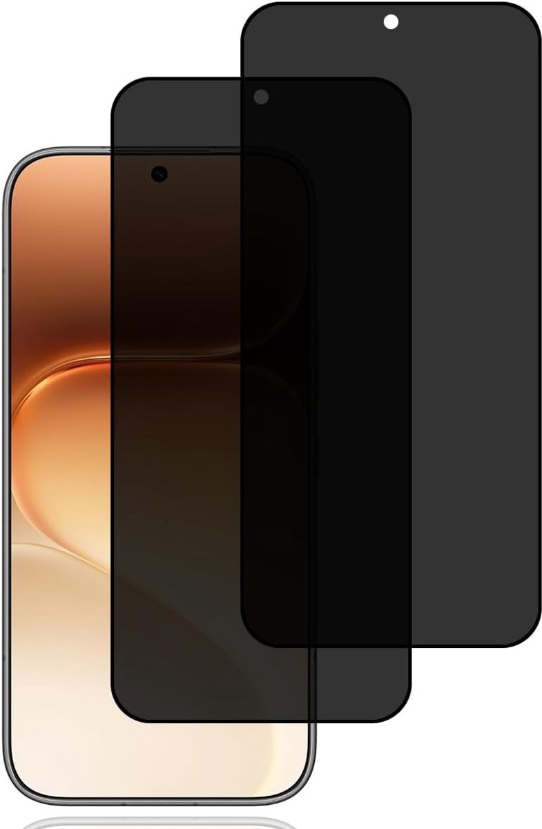Screen Protector voor Honor 600 5G/Honor 600 Pro 5G [2 stuks] | anti-spy gehard glas film,9H hardheid,krasbestendig,hoge gevoeligheid,anti-spy schermbeschermer voor Honor 600/Honor 600 Pro