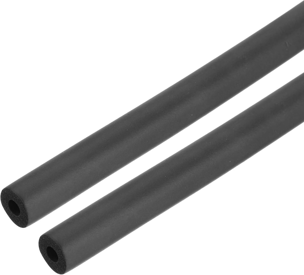 Schuimbuis, isolatie, schuimslang 2 stuks, 8 mm ID, 17,5 mm, OD schuimbuis voor gripondersteuning, buisisolatie, zwart
