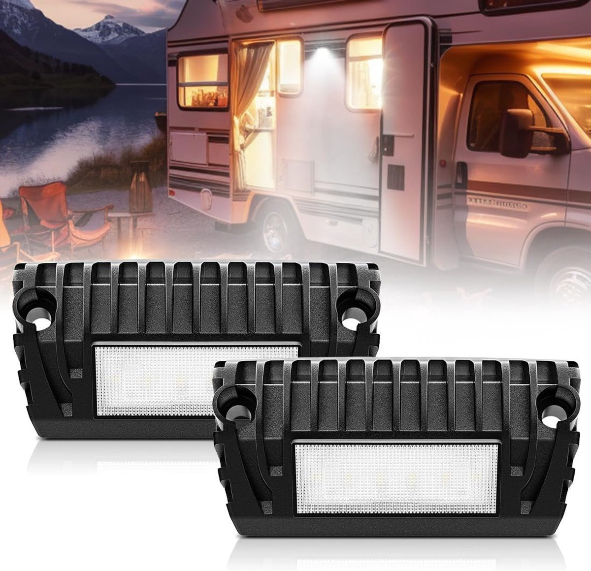 12 V led-licht, camper luifellicht, 5 inch 12 V, licht voor camper RVs
