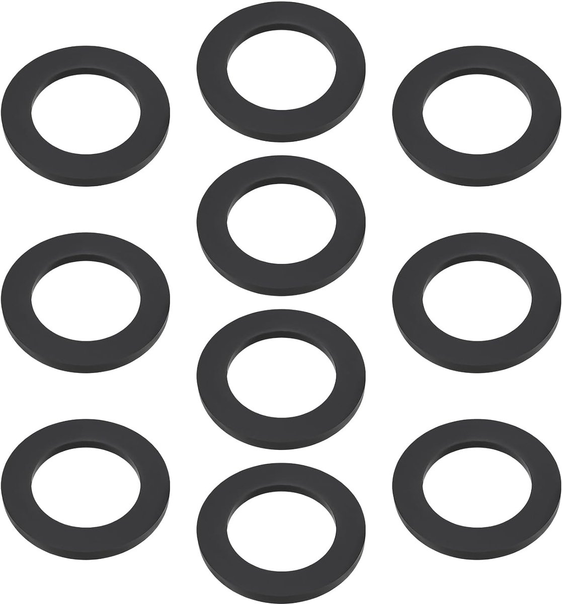 Store Oliebestendige SBR-rubberen afdichtingen voor industrie, auto, huishouden en commercieel gebruik, binnendiameter 25 mm, buitendiameter 38 mm, dikte 3 mm, 10 stuks