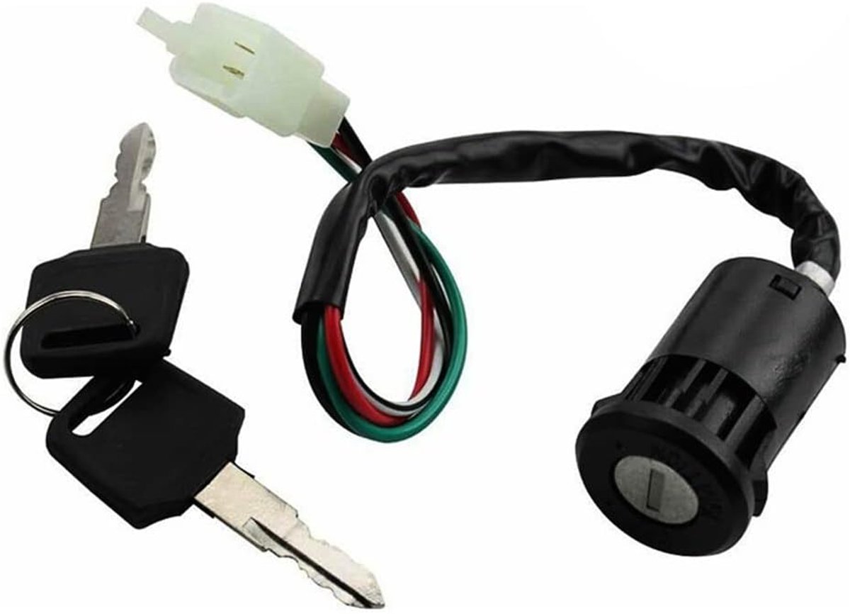 Motorontsteking Schakelaar 5pcs - Waterdicht - 4 Draadstekkers - Geschikt voor Off-road Motoren - ShopVlot