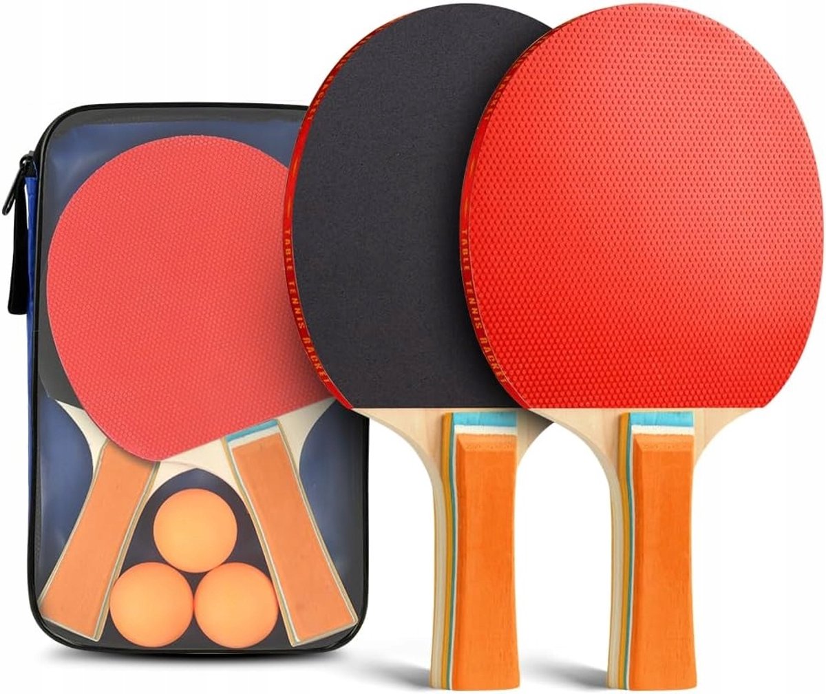 Tafeltennisset: 2 Batjes, 6 Balletjes & Opberghoes