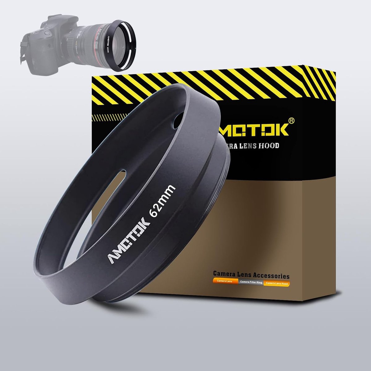 Lenskap Ø62mm - CNC gefabriceerd - Matte zwarte afwerking - Bescherming tegen ongewenste lichtinval - ShopVlot