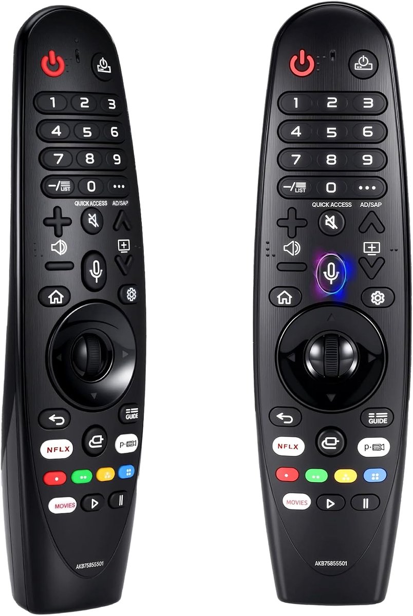 Afstandsbediening voor LG Smart TV - Universele Magic Remote - Compatibel met 2019-2024 modellen - ShopVlot
