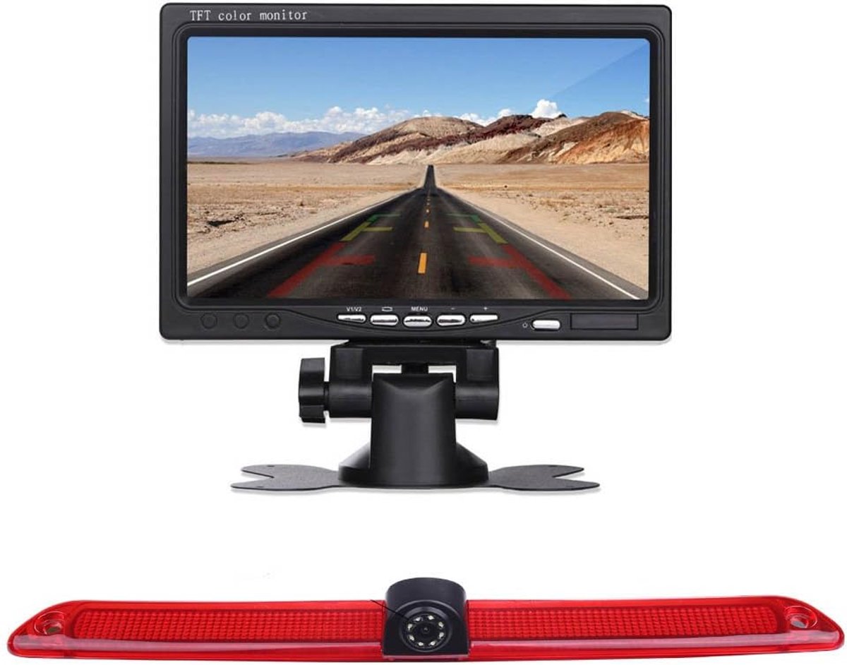 Achteruitrijcamera - 7,0 inch LCD Monitor - Voor Mercedes W906 en VW Crafter - Verbeter zichtbaarheid en veiligheid - ShopVlot