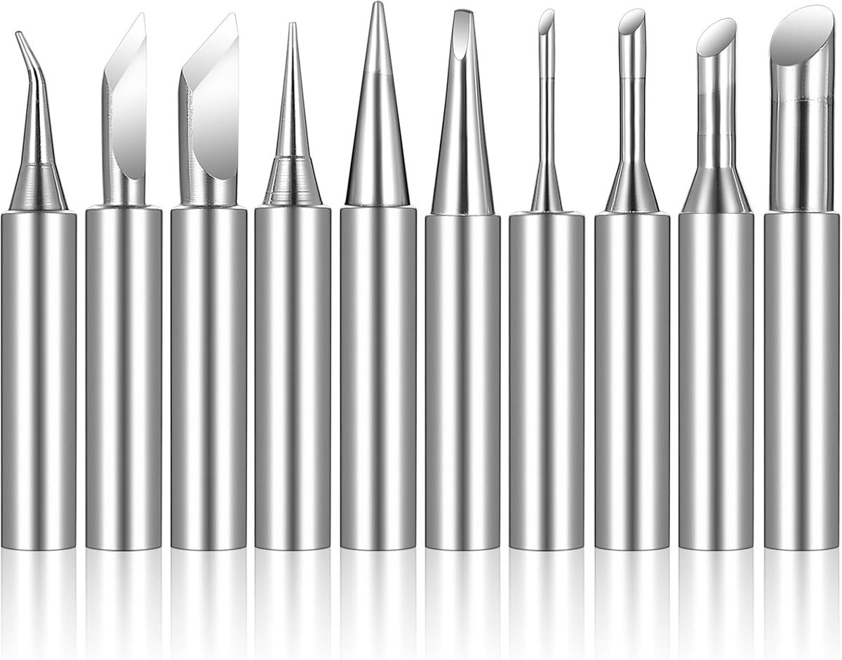 Soldeertips 900M - 10 stuks - vervangende soldeertips - efficiënte warmtegeleiding - ShopVlot