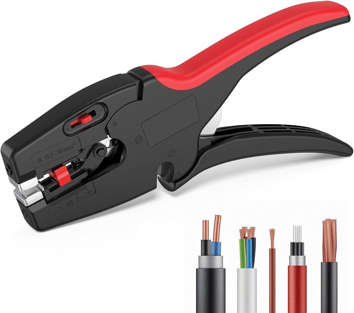 Automatische striptang 0,03-10 mm² - precisie - ergonomisch ontwerp - eenvoudig in gebruik - ShopVlot