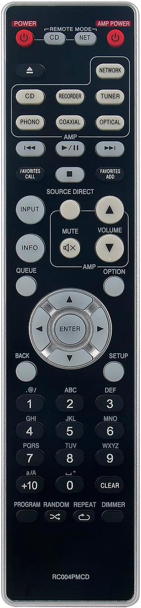 Afstandsbediening vervanging - Compatibel met Marantz versterkers - Eenvoudig in gebruik - Geen programmering nodig - ShopVlot