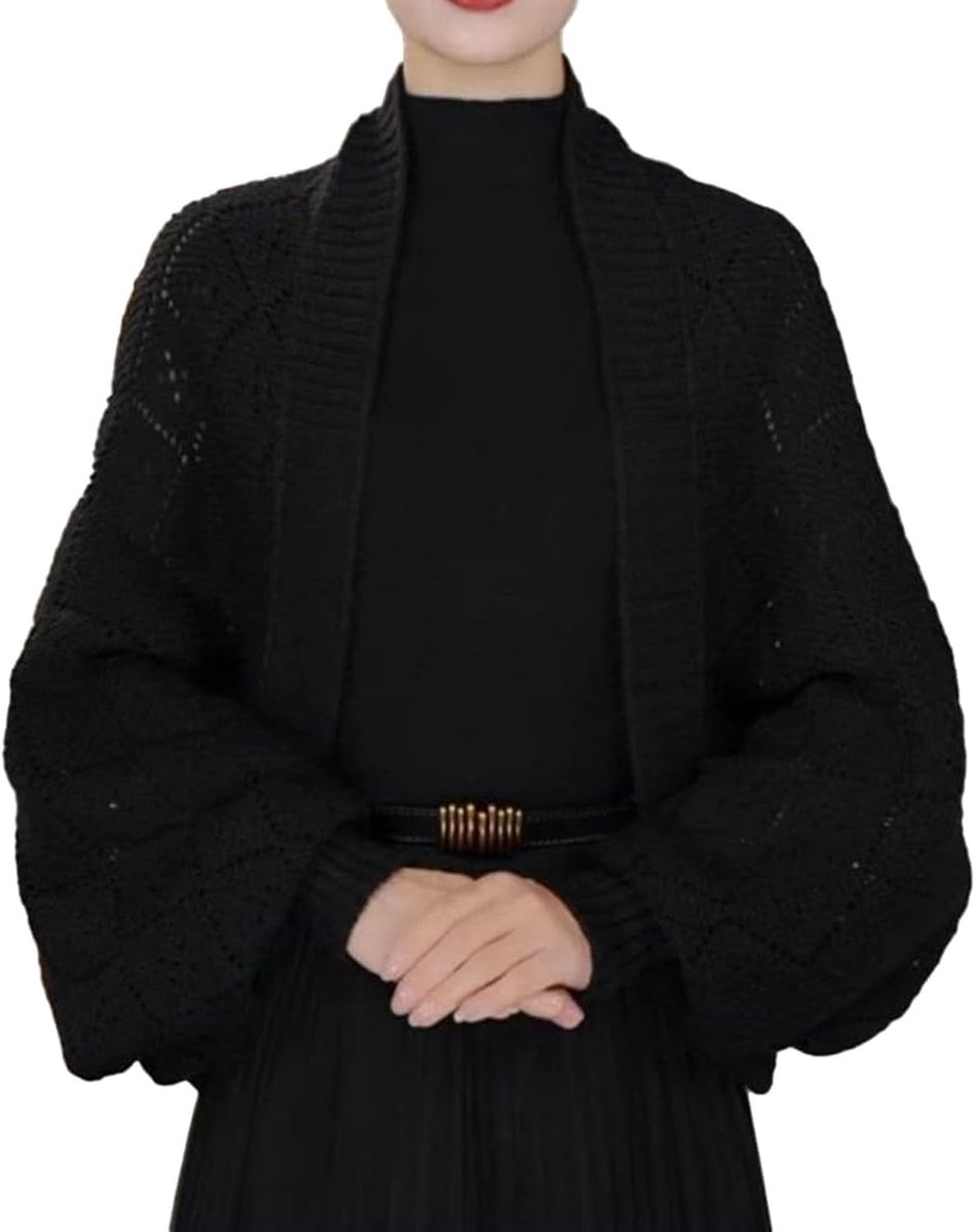 Dames Sjaals en Wikkels - Cashmere Warm - Gebreide Kabel Wikkel met Mouwen - Ideaal voor Koude Dagen - ShopVlot