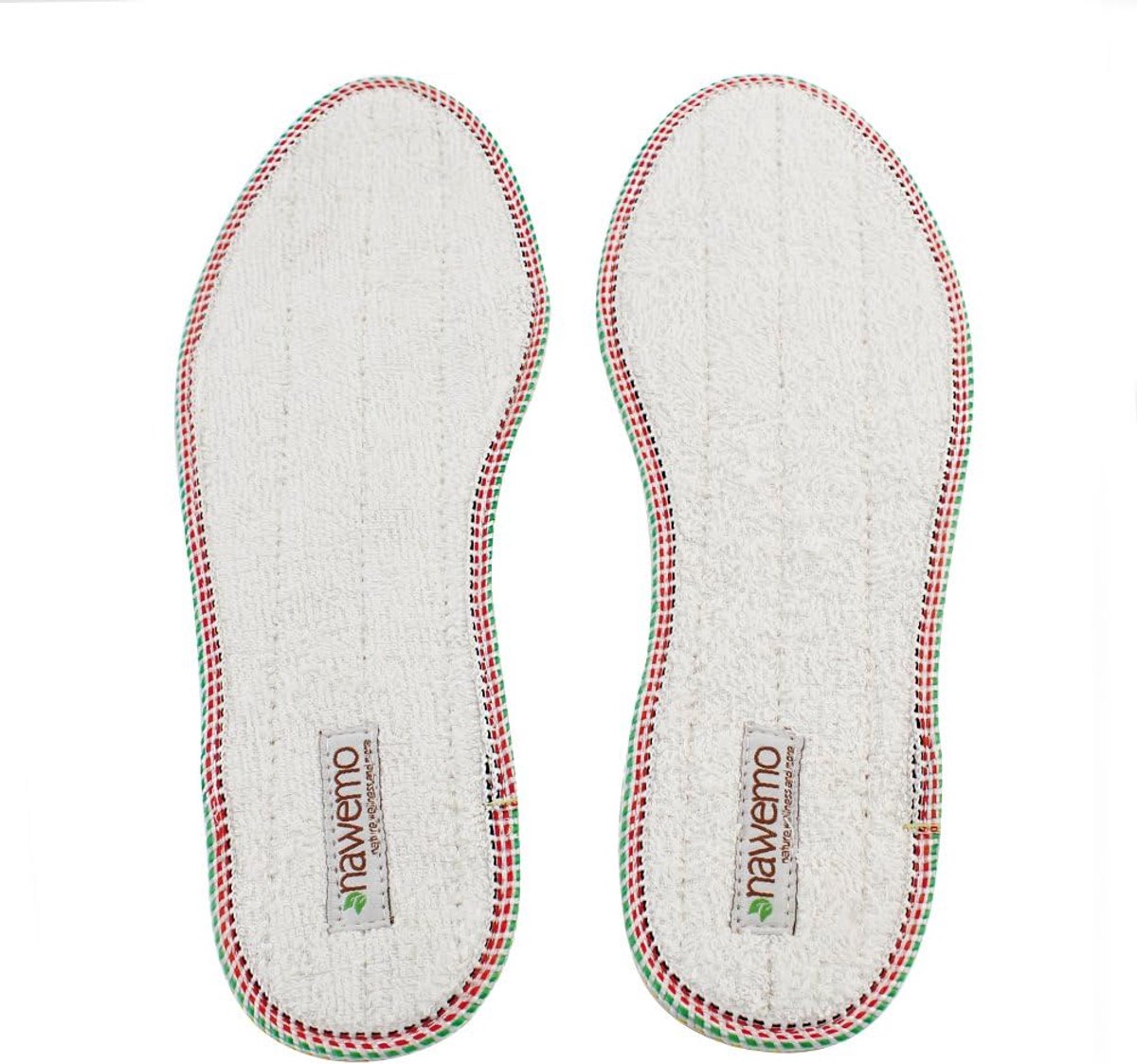 Cinnamon soles terry cloth - wit - tegen voetgeur - voor warme en droge voeten - ShopVlot