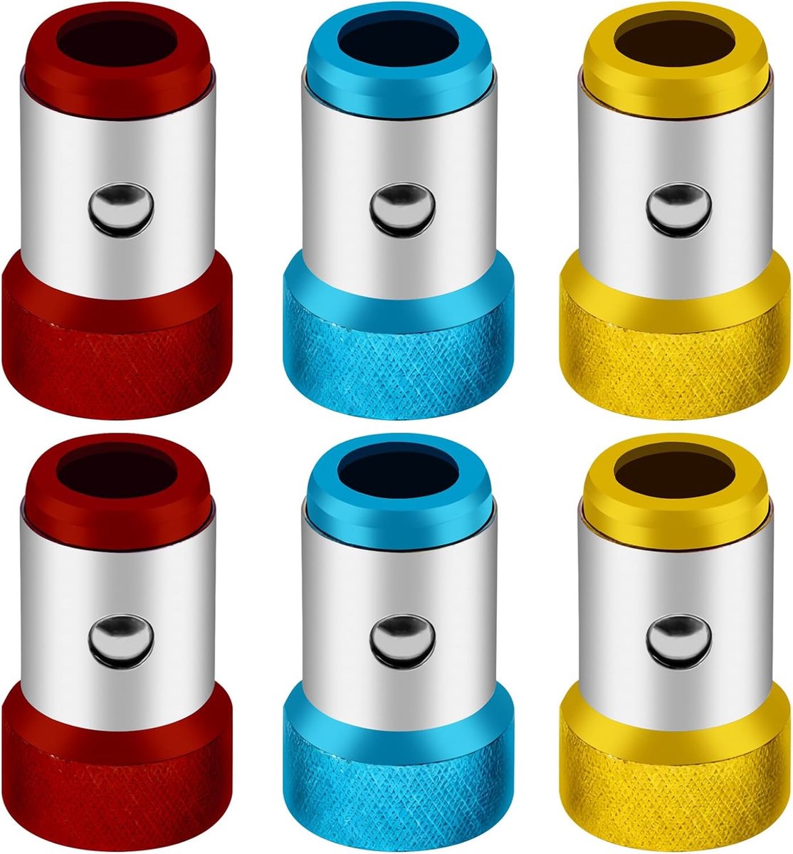 Schroevendraaier Ring Magnetische Schroefmagnetisator - 6 Stuks - Hoogwaardig S2-staal - SnelShoppen