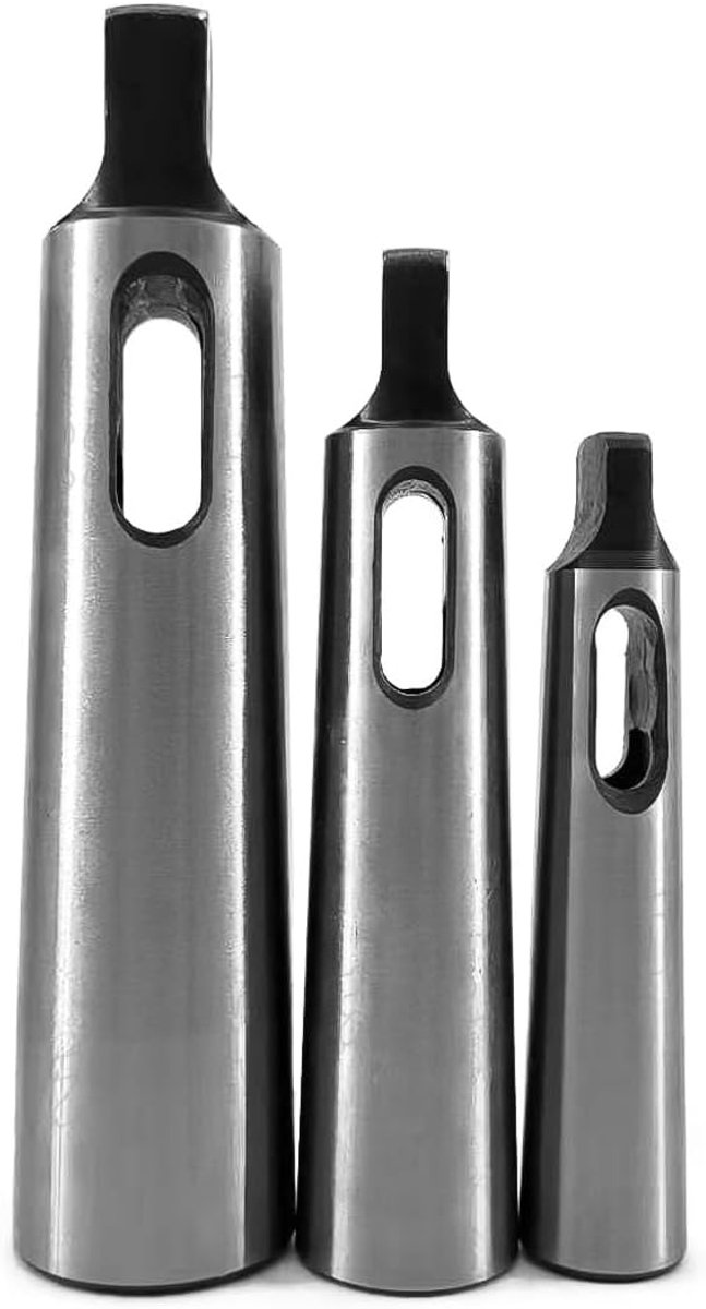 Morseconus Boorhuls Reducer Adapter - 3-delige Set - Duurzaam staal - Voor lathes en freesmachines - SnelShoppen