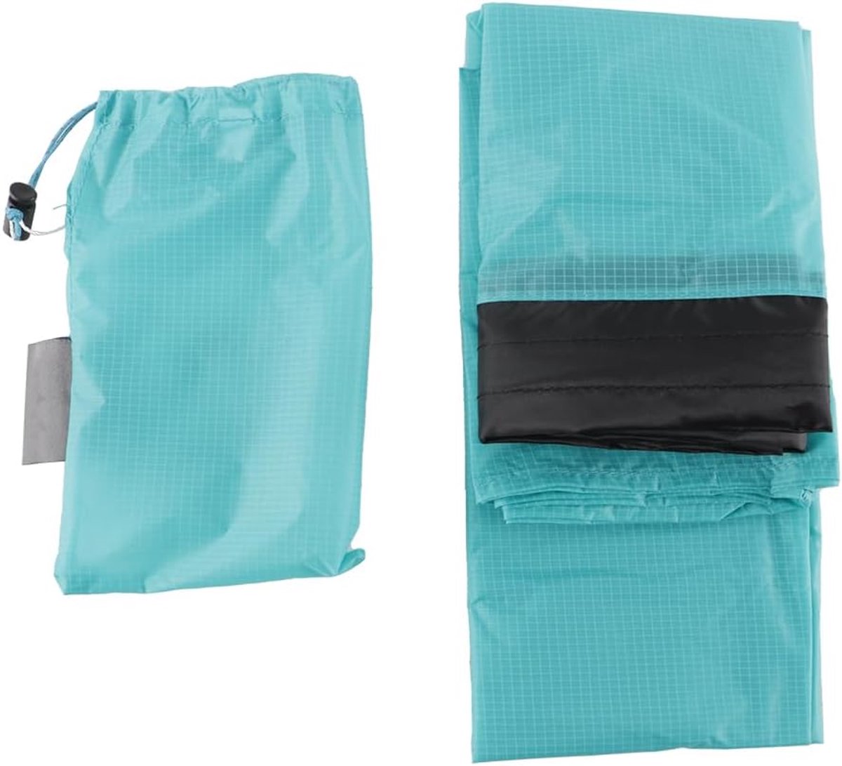 Regenrok 150D nylon - ultralicht en waterdicht - compact opbergbaar - ideaal voor bergbeklimmen - SnelShoppen