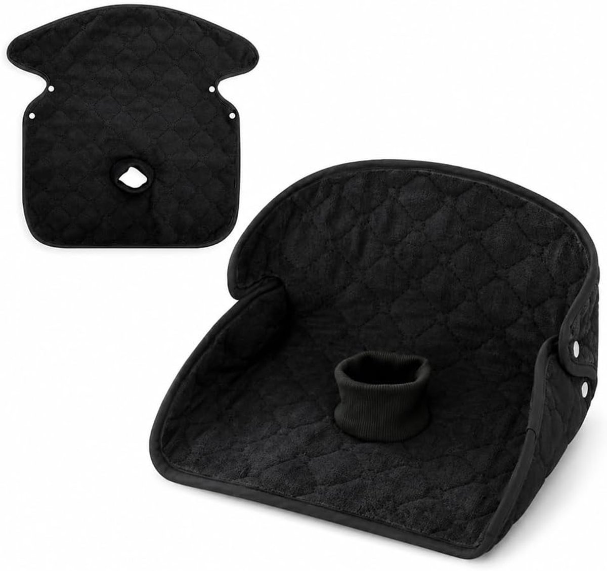 Autostoelbescherming waterdicht - 2 stuks - zwart - antislip voor optimale grip - SnelShoppen