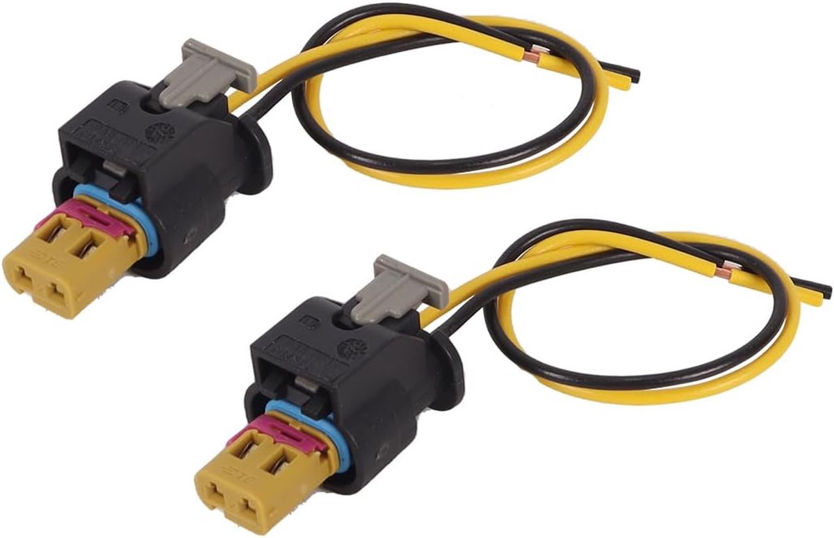 Wiring harness connector 2 pin - pre-assembled - eenvoudig te installeren - geschikt voor Audi en VW - SnelShoppen