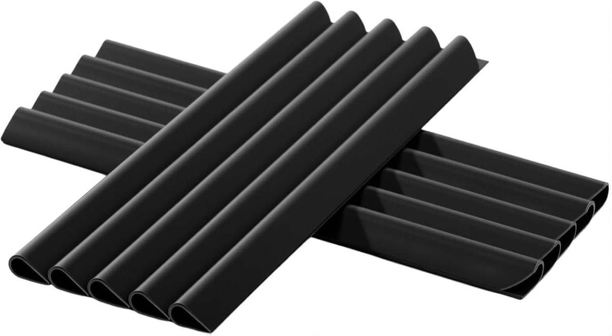 Clamprails 50 stuks - PVC - UV-bestendig - Ideaal voor privacy schermen - SnelShoppen